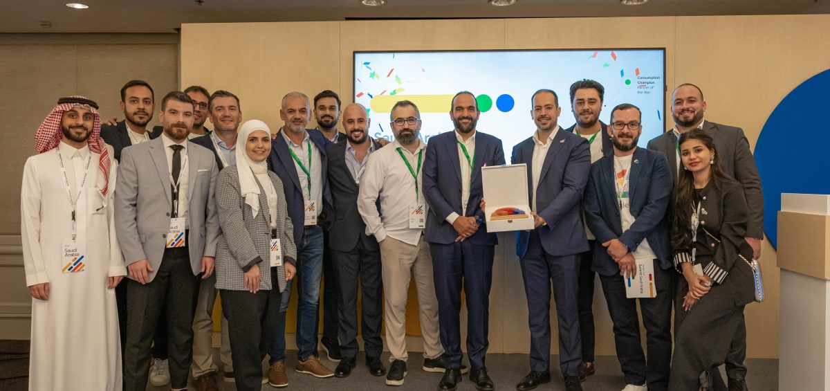 Consumption Champion Partner Award at the Google Cloud Summit
